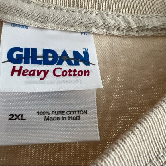 Gildan Blue and Cream and green tshirts-3 pcs - Picture 5 of 7